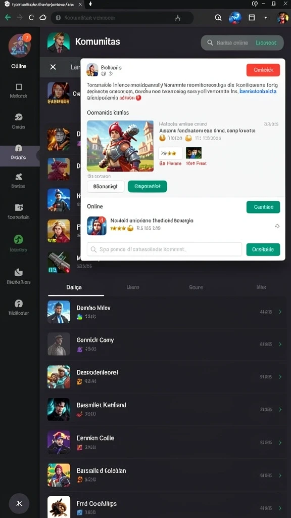 jp6789 - Screenshot menunjukkan beberapa mode permainan yang tersedia dalam JP6789.